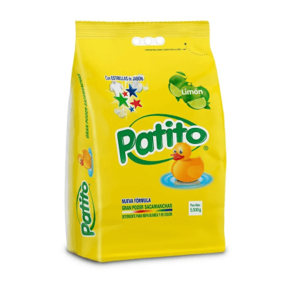 Patito Detergente Polvo Limón Bolsa 5.5kg1