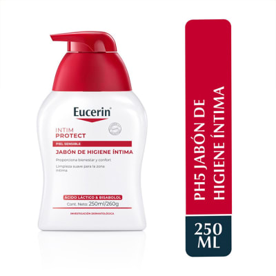 Jabón Líquido Cuidado Íntimo Eucerin Piel Sensible 250ml
