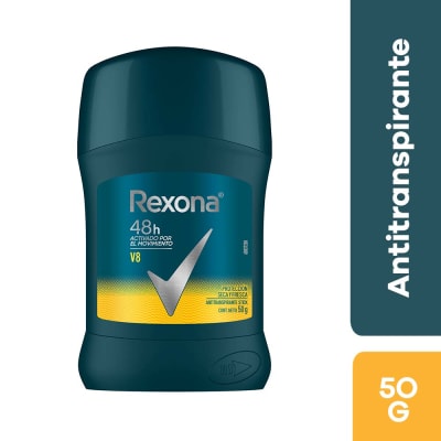 Rexona Antitranspirante V8 Barra 50gr