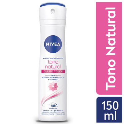 Nivea Antitranspirante Tono Natural Classic Touch Spray 150ml