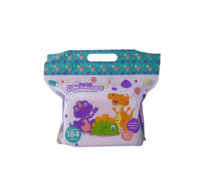 Dinosaurios Toallitas Húmedas Bolsa 184und