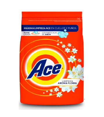 Ace Detergente Polvo Pétalos Florales Bolsa 750gr1