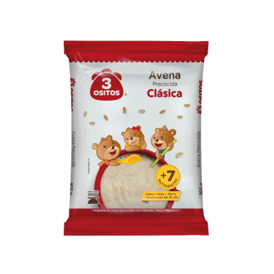 3 Ositos Avena Clásica Bolsa 900gr