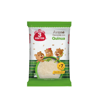 3 Ositos Avena con Quinua Bolsa 270gr