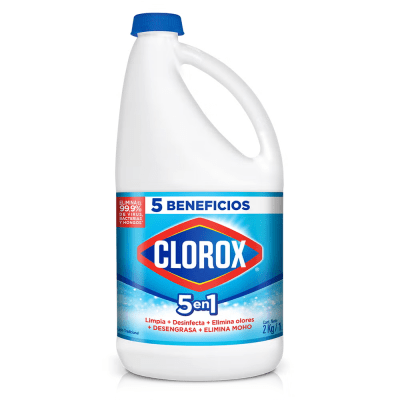 Clorox Lejía Tradicional 5en1 Botella 2kg