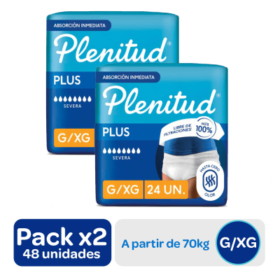 Plenitud Protect Plus Ropa Interior Desechable Talla G/XG Pack 2und