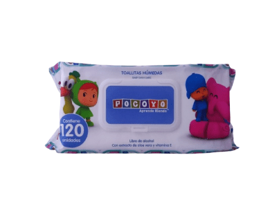 Pocoyo Toallitas Húmedas Bolsa 120und1