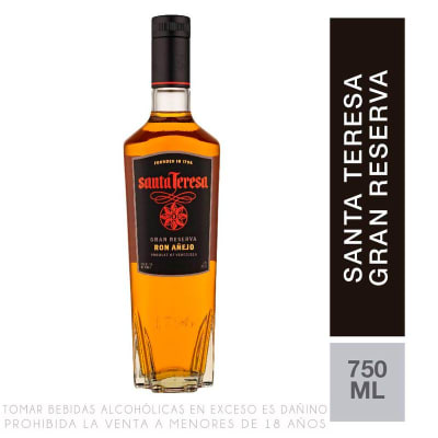 Ron Añejo SANTA TERESA Gran Reserva Botella 750ml