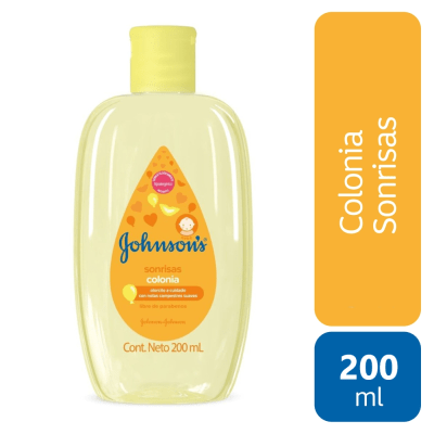 Johnsons Baby Colonia Sonrisas Frasco 200ml