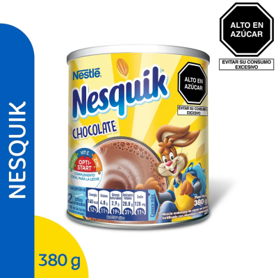 Nesquik Fortificante Sabor Chocolate Lata 380gr1