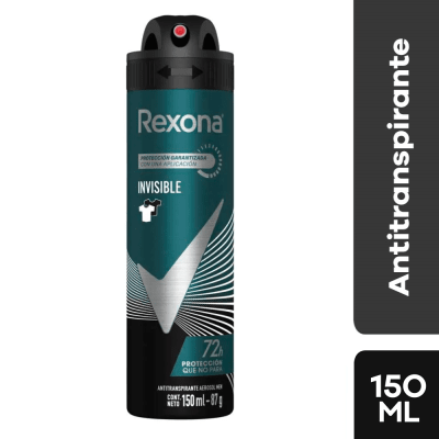 Rexona Antitranspirante Invisible Spray 150ml