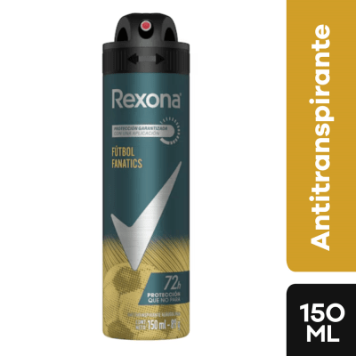 Rexona Antitranspirante Fútbol Fanatics Spray 150ml1
