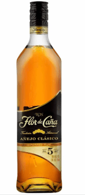 Ron Flor de Caña 5 Años Añejo Clásico Botella 750ml