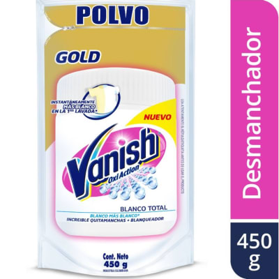 Quita manchas vanish Blanco en polvo 450g