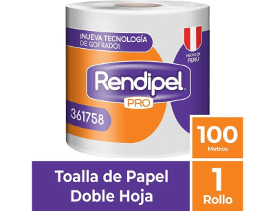 Rendipel Pro Papel Toalla Rollo 100m1