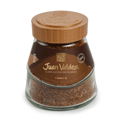 Juan Valdez Café Soluble Liofilizado Clásico Frasco 150gr