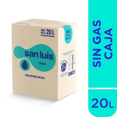 San Luis Agua sin Gas Caja 20lt