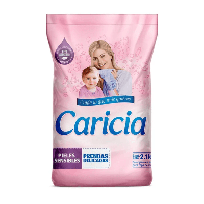Caricia Detergente Polvo Ropa Delicada Bolsa 2.1kg