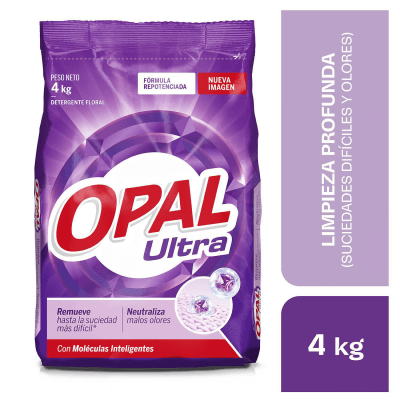 Opal Detergente Polvo Ultra Floral Bolsa 4kg