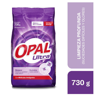 Opal Detergente Polvo Ultra Floral Bolsa 730gr