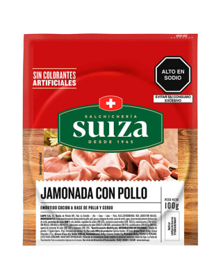 Suiza Jamonada Con Pollo 100gr1