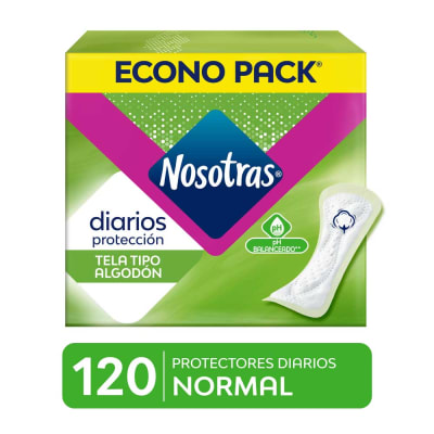 Nosotras Protectores Diarios Normal Caja 120und1