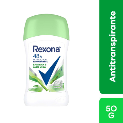 Rexona Antitranspirante Bamboo & Aloe Vera Barra 50gr