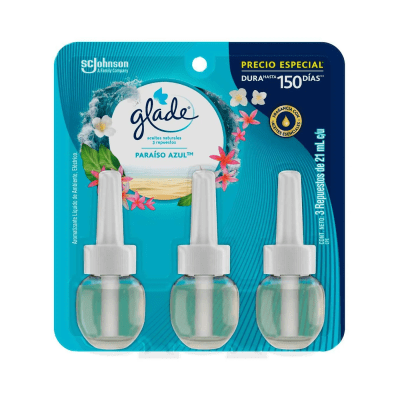 Glade Aceites Naturales Paraíso Azul Repuesto 3und