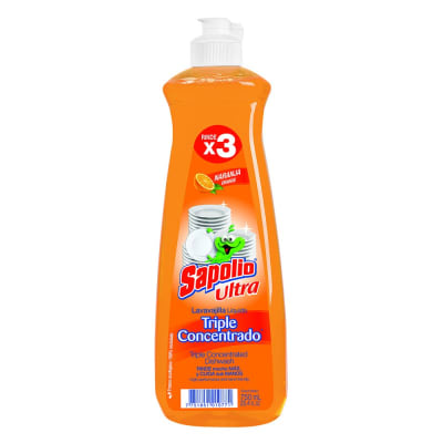 Sapolio Lavavajilla Líquido Naranja 750ml