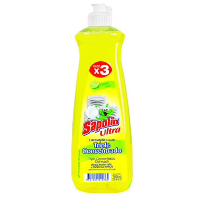 Sapolio Lavavajilla Líquido Limón Botella 750ml