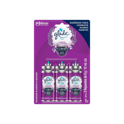 Glade Toque Aromatizante Campos de Lavanda Repuesto 3und1