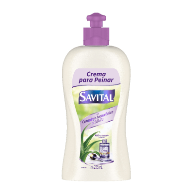 Savital Crema Para Peinar Complejo Hialurónico y Sábila Frasco 275ml1