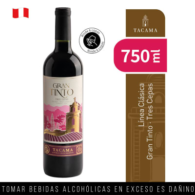 Vino Tinto TACAMA Gran Tinto Malbec Petit