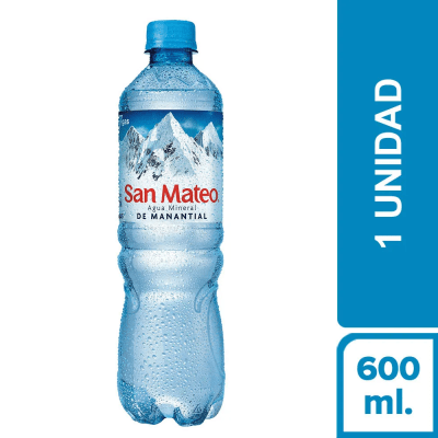 San Mateo Agua sin Gas Botella 600ml1