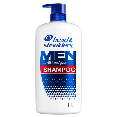 Head & Shoulders Shampoo  Men con Old Spice Frasco 1lt