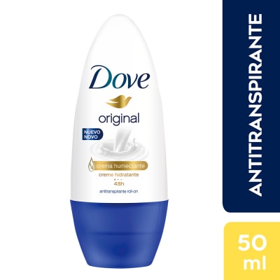 Dove Antitranspirante Original con Crema Humectante Roll-On 50ml