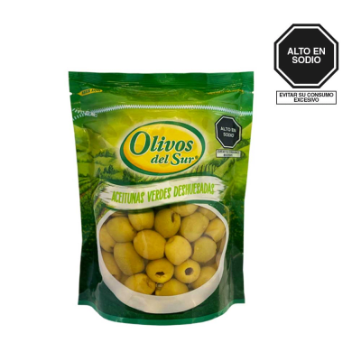 Olivos del Sur Aceitunas Verdes Deshuesadas Doypack 250gr