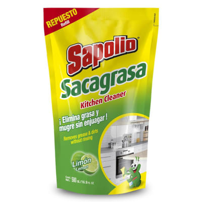 Sapolio Sacagrasa Limón Doypack 500ml