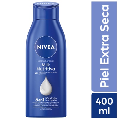 Nivea Crema Corporal Milk Nutritiva Frasco 400ml