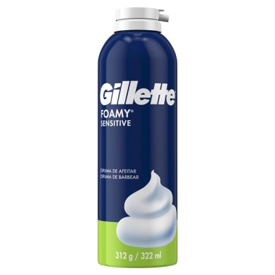 Gillette Espuma de Afeitar Foamy Sensitive Frasco 322ml