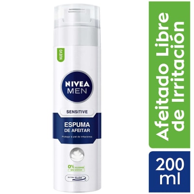 Nivea Men Espuma de Afeitar Sensitive Frasco 200ml