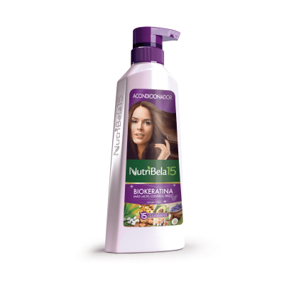 Nutribela 15 Acondicionador Biokeratina Frasco 370ml