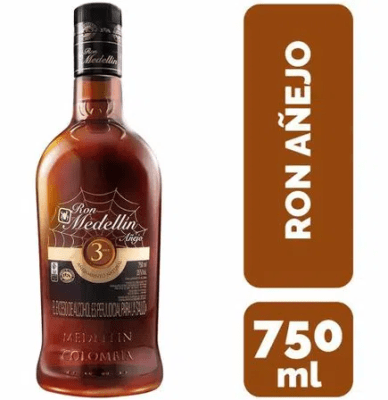 Ron Medellin 3 Años Botella 750ml1
