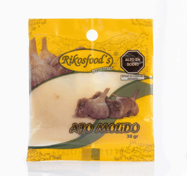 Rikosfood's Ajo Molido Sobre 38gr