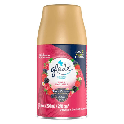 Glade Mora Radiante Repuesto Automático Frasco 270ml