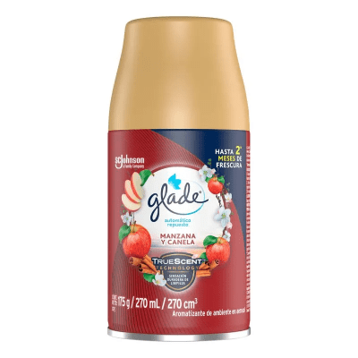 Glade Manzana y Canela Repuesto Automático Frasco 270ml1