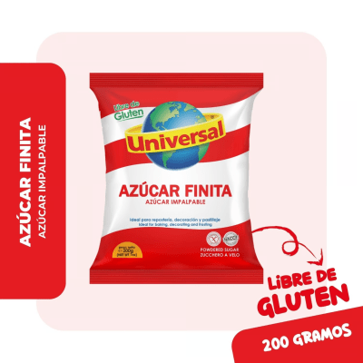 Universal Azúcar Finita Bolsa 200gr