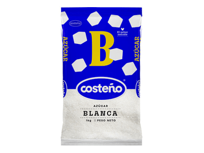 Costeño Azúcar Blanca Bolsa 1kg