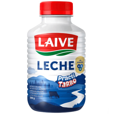 Laive Leche PractiTarro Botella 390gr