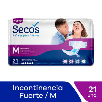 Secos Pañal Active Talla M Bolsa 21und1